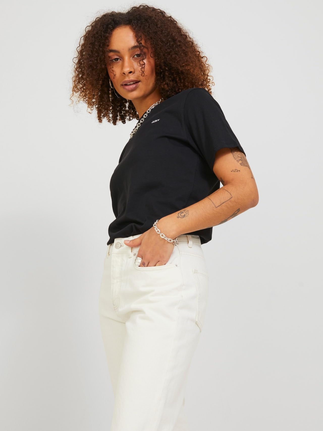 JXANNA REG SS EVERY LOGO TEE JRS NOOS Tişört Kadın
