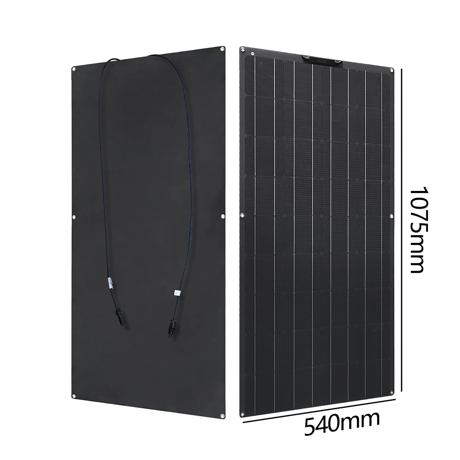 Pannello Solare Flessibile da 3000 W Caricabatteria da Esterno 12 V Kit di Celle Solari da Turismo da 1500 W for Telefono di Casa Yacht da Campeggio(2PC-3000W)