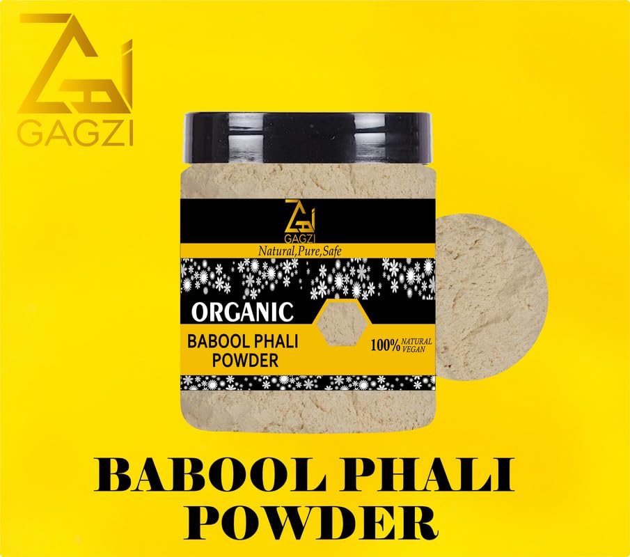 Natural Babool Phali Powder 7 Oz / 198.50 Gram (Pack Of 1) - GAGZI