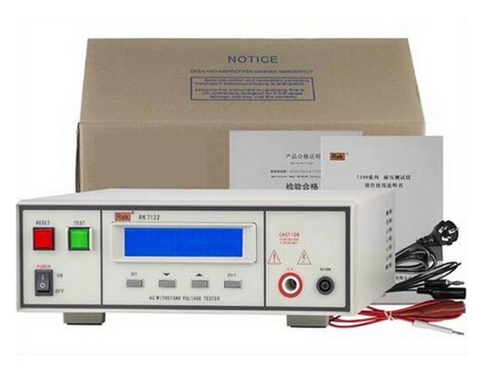 Strommessgerät, RK7122 Desktop Digital Programmierbar AC Spannungsdämmungstester AC0-5KV DC0-6KV for Labors, Instrumente und Fabriken