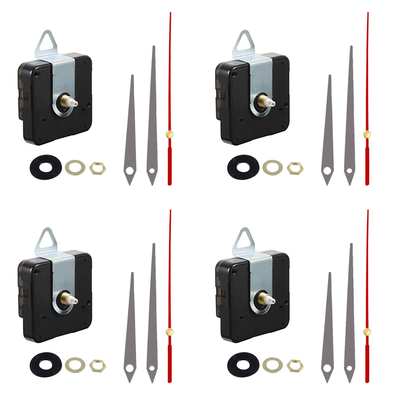 Xjdzineq Quiet Clock Movement High Accuracy Noiseless Operating for Wall Desk Clock Replacement Quiet Second Mechanism