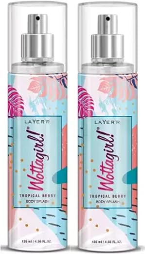 Layer'r Wottagirl Tropical Berry Fruity Deodorant Spray For Women Body Spray - For Women (270 ml, Pack of 2)