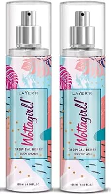 Layer'r Wottagirl Tropical Berry Fruity Deodorant Spray For Women Body Spray - For Women (270 ml, Pack of 2)