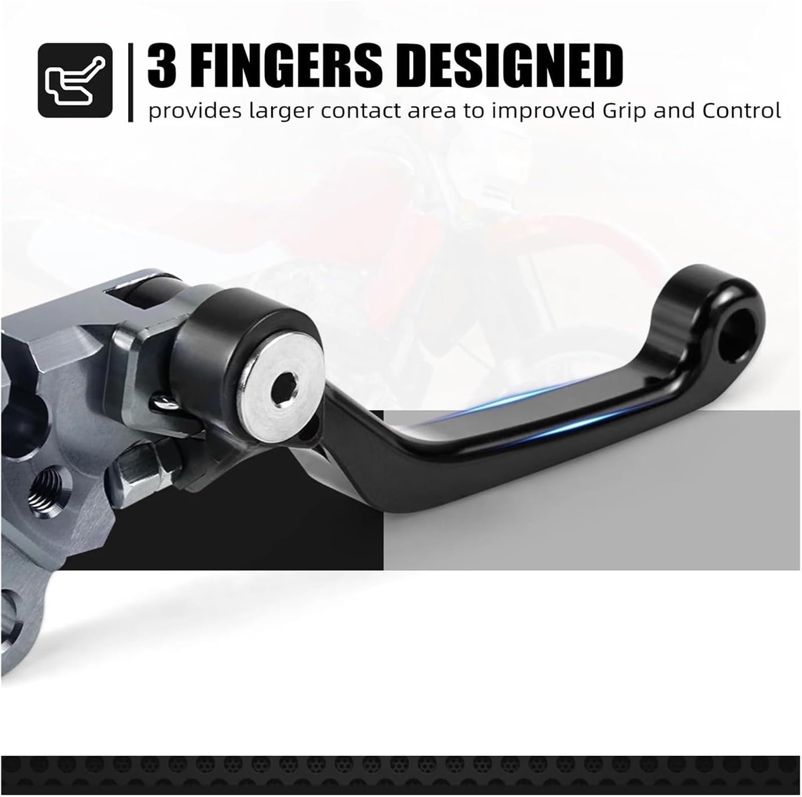 Motorrad-Kupplungshebel Motorrad Bremse Kupplung Hebel Für CRF150F Für CRF230F CRF 150F 230F 2003-2009 2012-2016(Schwarz)