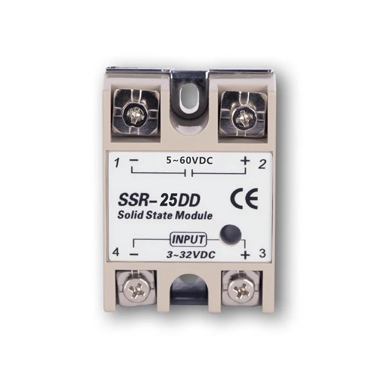Rele 12V Relay Solid State SSR Module 5V 24Vdc Voltage 24V Relè Switch Relé 12 V 3V Reley Contactor Heatsink 40 DD 10A 40A DC(Heat Sink)