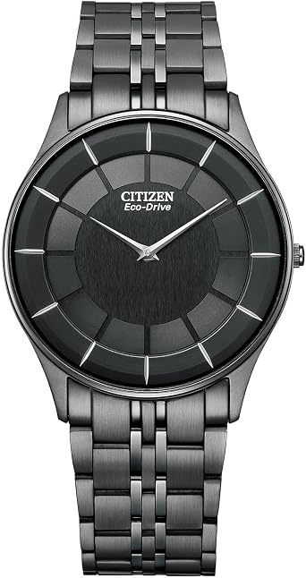 Citizen Collection Eco-Drive AR30 Series Wristwatch, all black, Bracelet Type