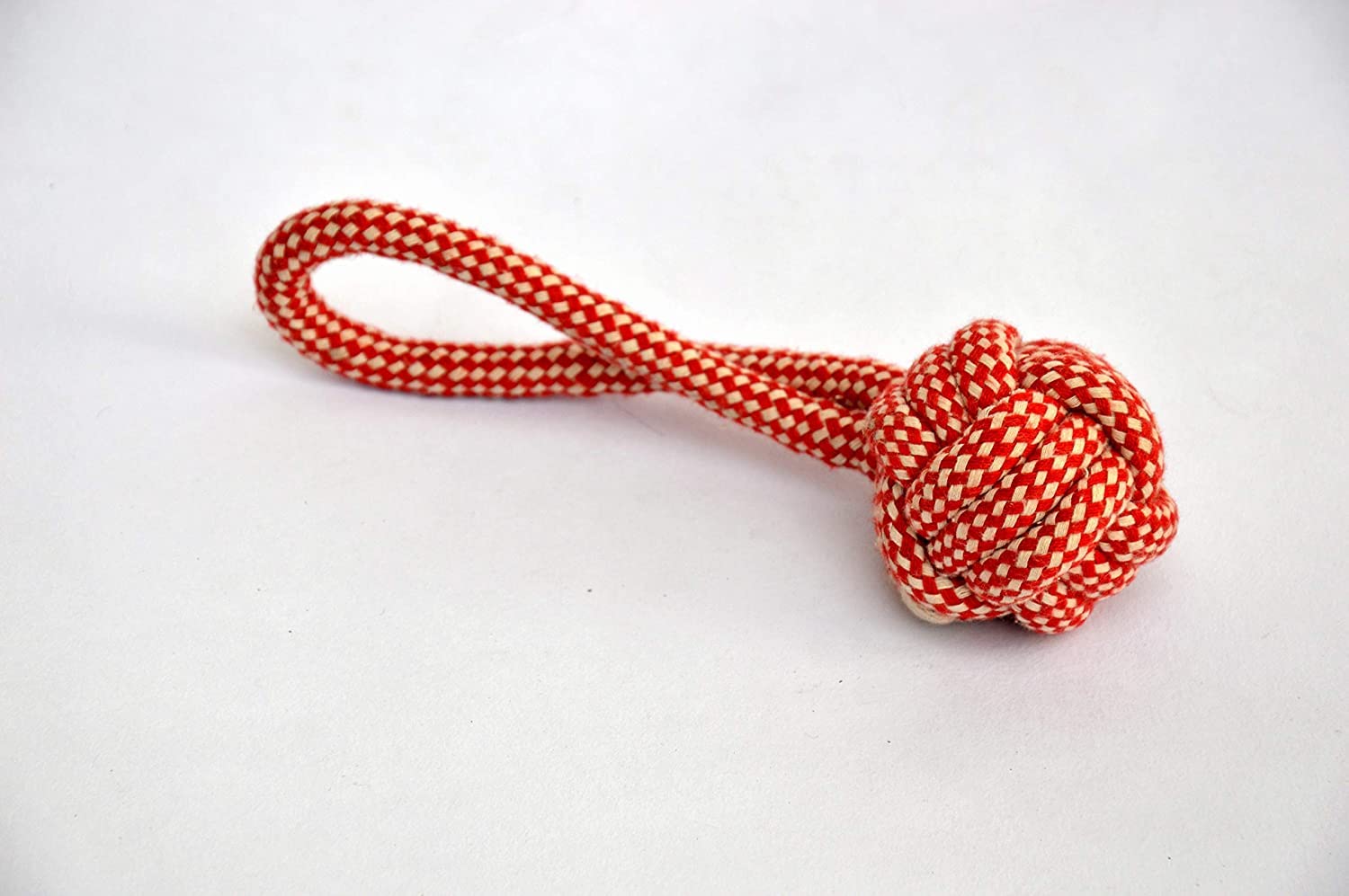 Dogista Durable Small Handle Ball Knotted Cotton Rope Toys for Teeth Cleaning and Chewing, Small & Medium Dog/Cat/Puppy (Multicolour). (B09J292HXG) Amazon Price History, Amazon Price Tracker
