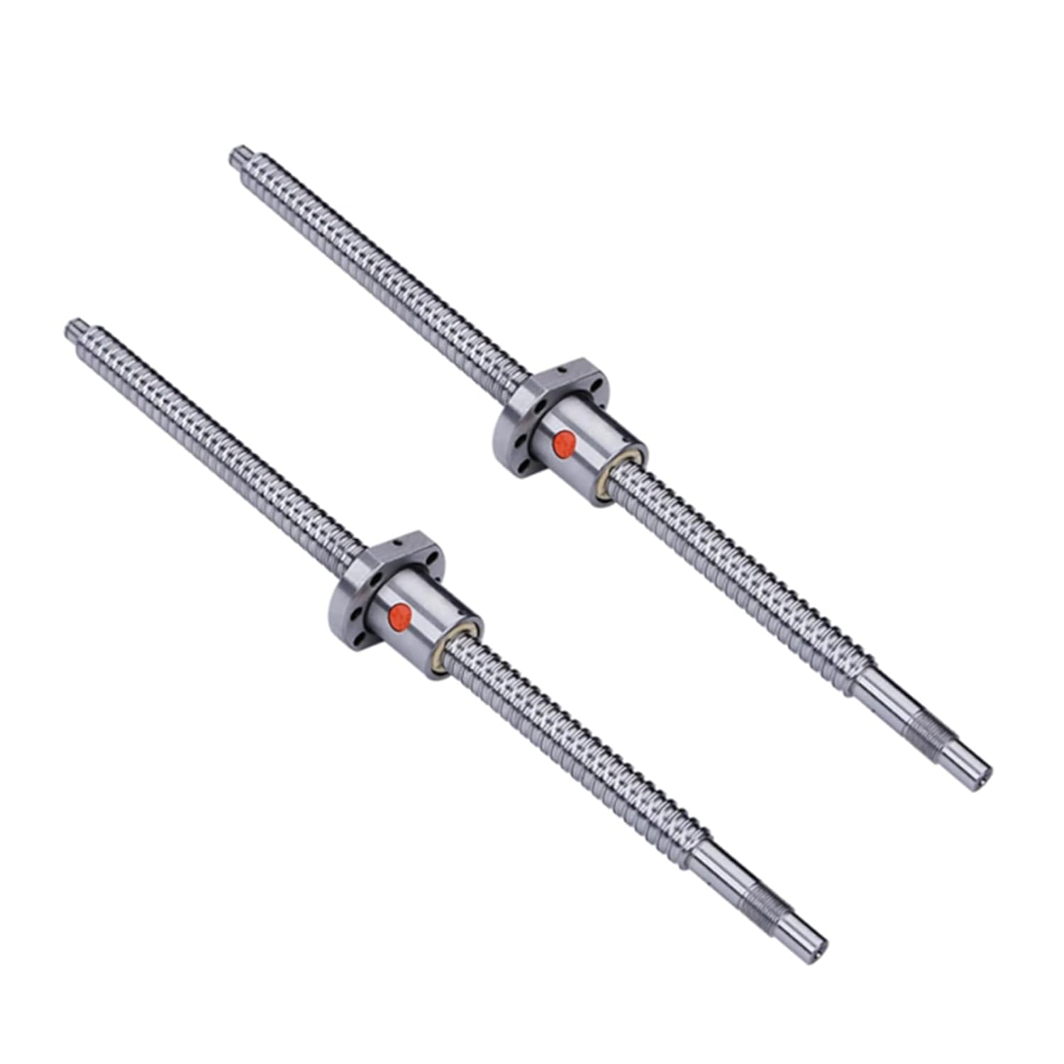 2Pcs SFU1610 Linear Motion CNC Ball Screw (with Anti-Backlash nut), SFU1610 1055.5 mm 16 mm Ball Screw, Ends machined per Drawing
