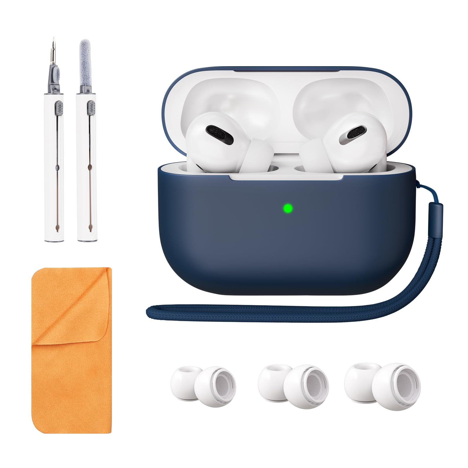 Amazon.com: Airpods Pro 2nd Generation Case Cover, Full Protective