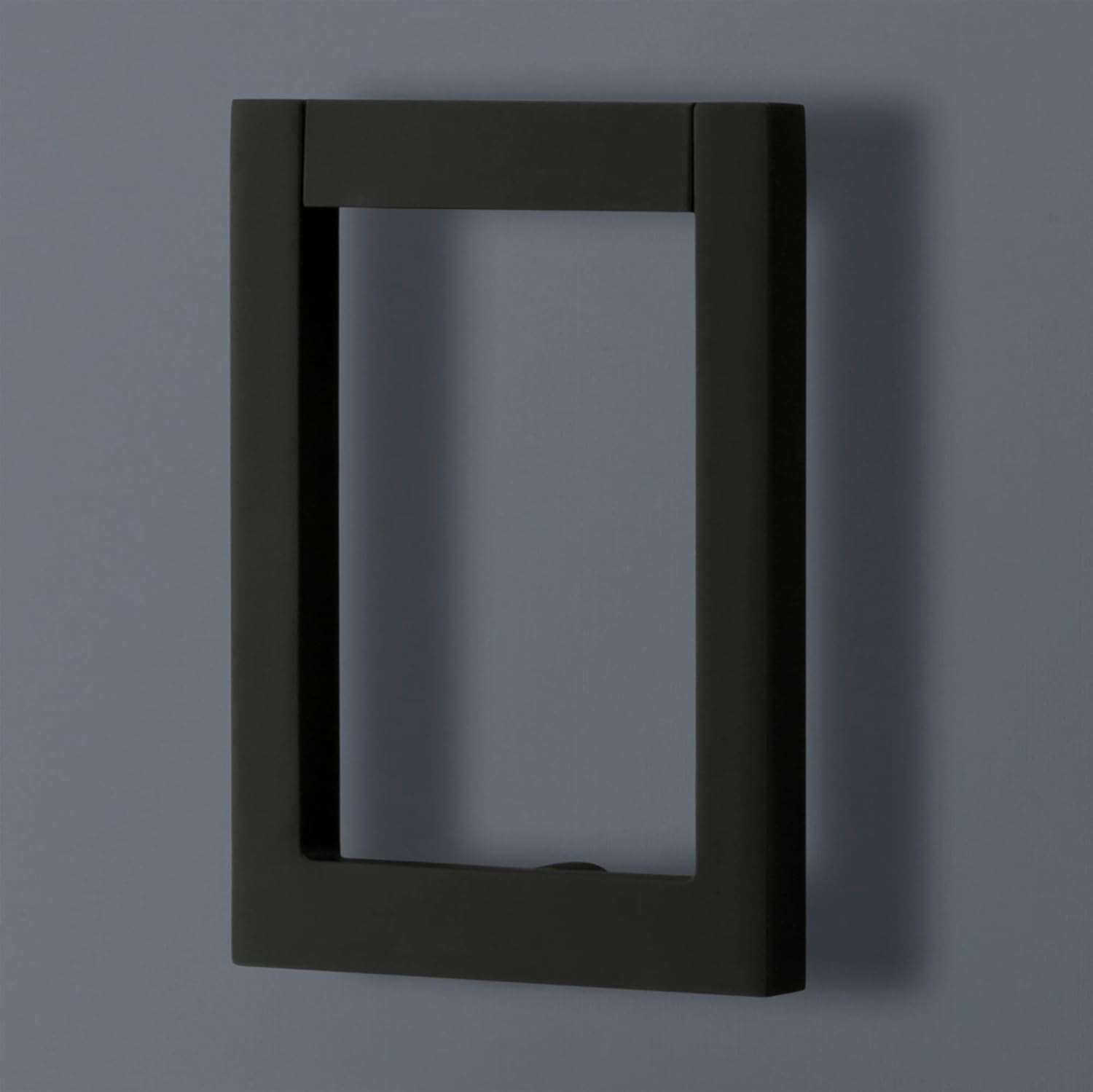 Baldwin 0183 Contemporary Rectangular Door Knocker from The Estate Collection - Lifetime Satin Brass