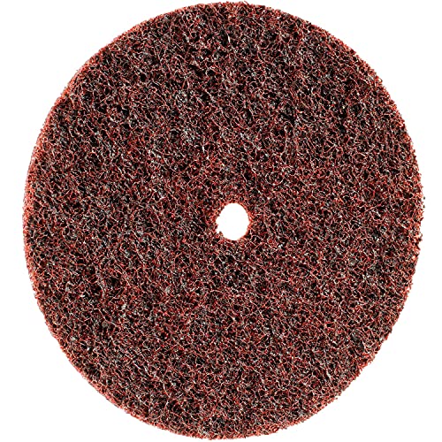 Disques en polaire pour système FIX Hook and Loop 6 " CS Unitech 80615 abrasif marron pour ponçage
