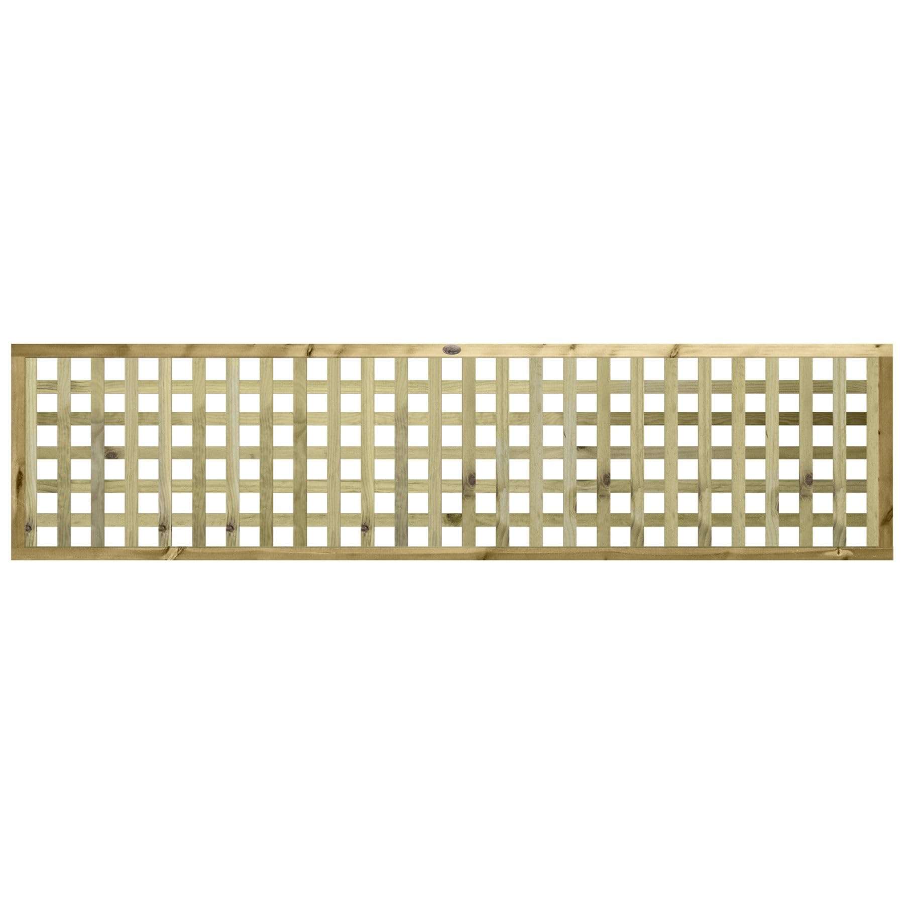 Fence Trellis Topper, 6ft x 1.5ft Framed Urban Square Wooden Panel (3 Pack)