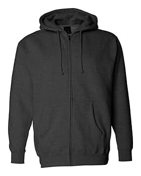 Independent Trading Co. mens Full-Zip Hooded Sweatshirt