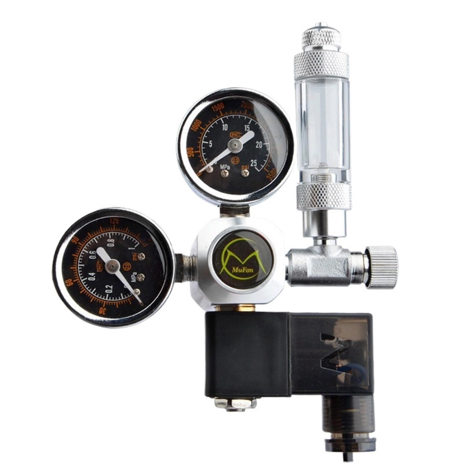 Système de contrôle du CO2 pour aquarium avec kit solénoïde magnétique et réacteur générateur