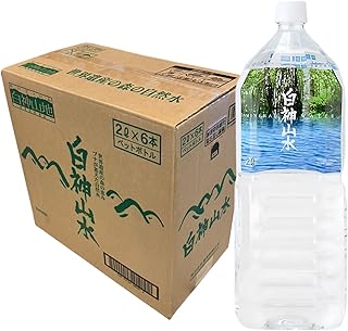 【藤里開発公社】世界自然遺産 白神山地の天然水 白神山水 2L×6本 水 ミネラル豊富 天然水 鉱泉水 超軟水 ミネラルウォーター 非加熱 秋田 白神山地 (6本)
