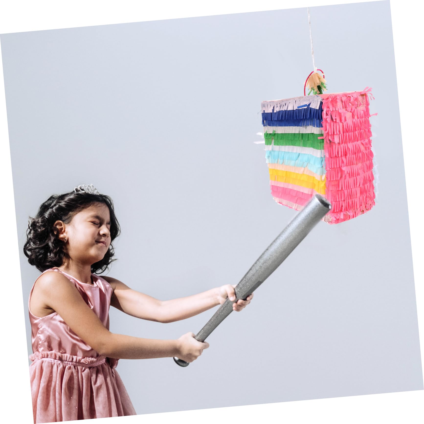 Rosa Kuchen Piñata aus Papier für Geburtstag und Feier