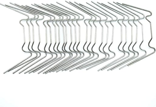 200 Pcs Greenhouse Glazing Clips, Stainless Steel W Type Clip Repair Fixing Clips Greenhouse Wire Clips for Harbor Freight Fixing Greenhouse Aluminium Panels