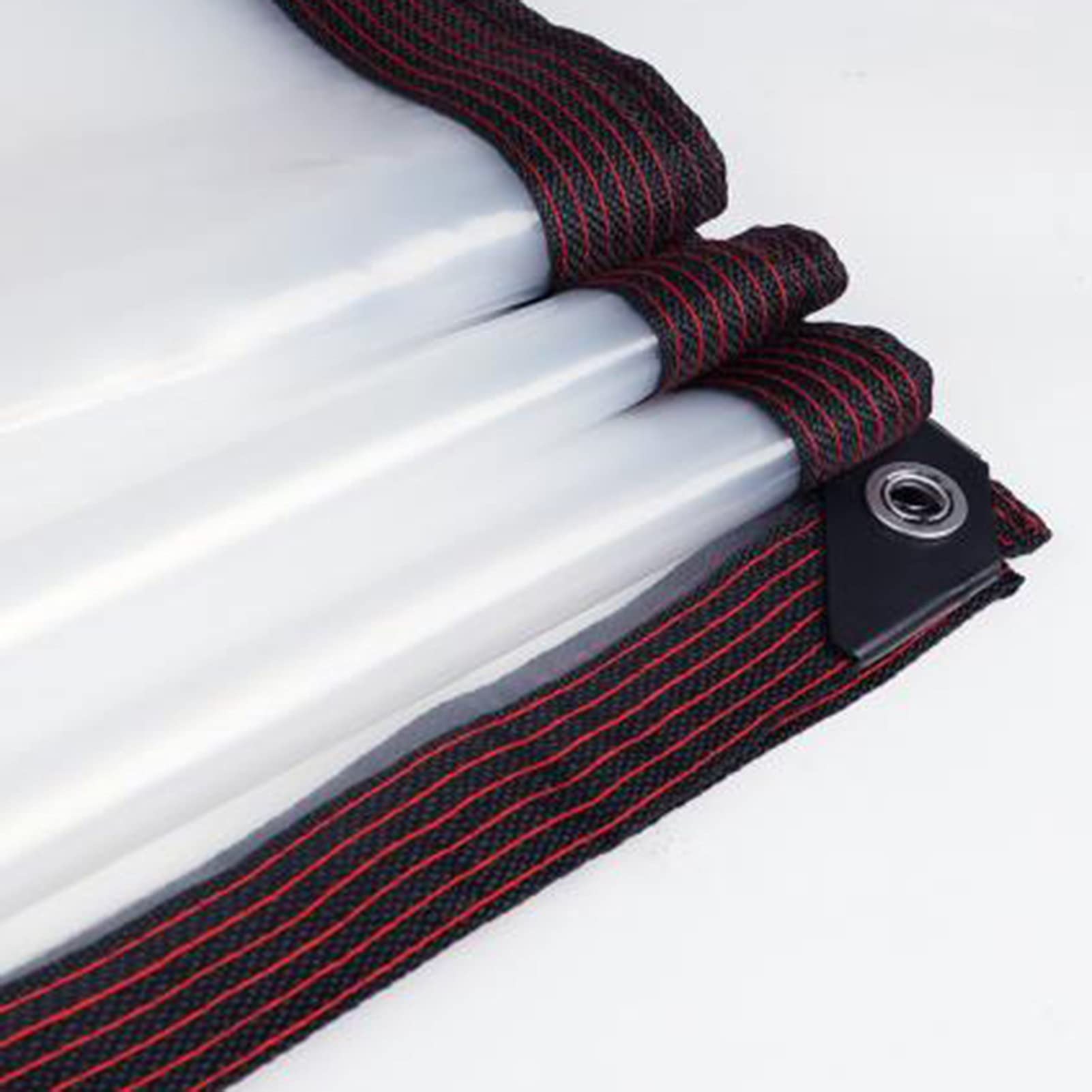 Telone Occhiellato Impermeabile Teli Plastica per Coprire Telo Copri Barca Resistente allo Strappo per Tenda da Balcone A Baldacchino da Giardino (1.4x5)