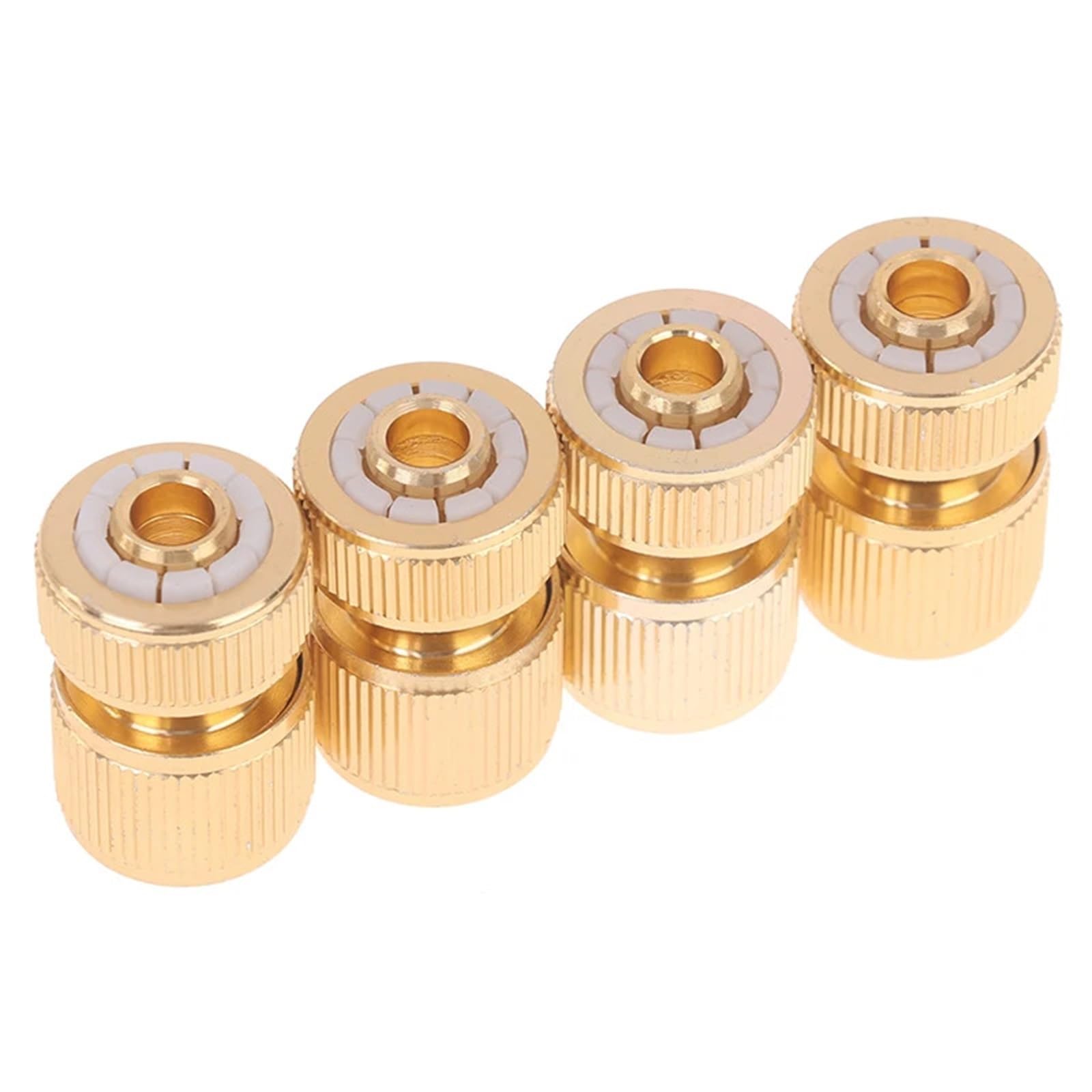 Schlauchkupplung mit Aquastop 1PC/3PCS 1/2 "Quick Connect Swivel Connector Garten Schlauch Kupplung Systeme Zubehör(3PCS)