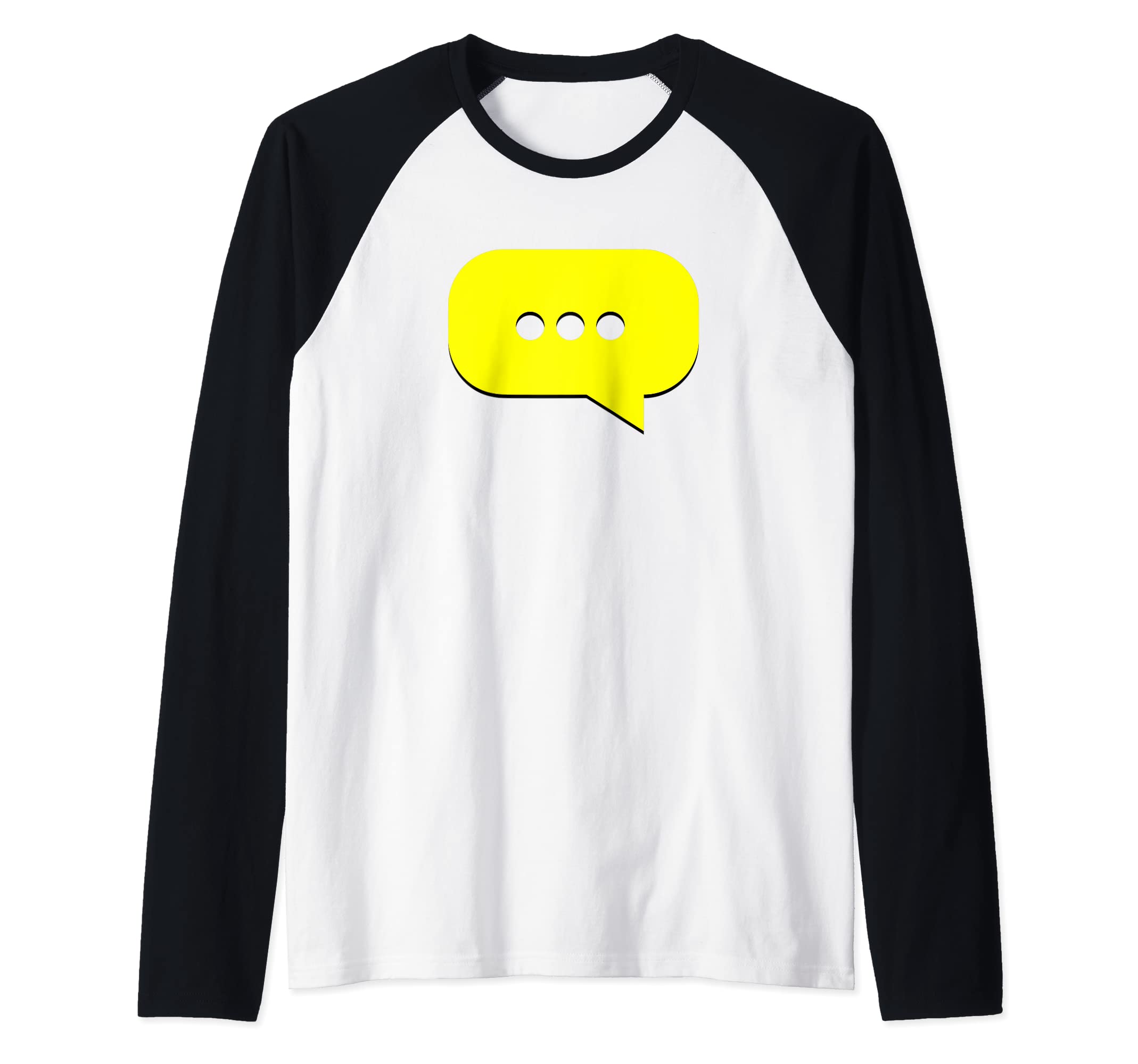 Typing Message Icon For Phone Obsessed Teens Raglan Baseball Tee