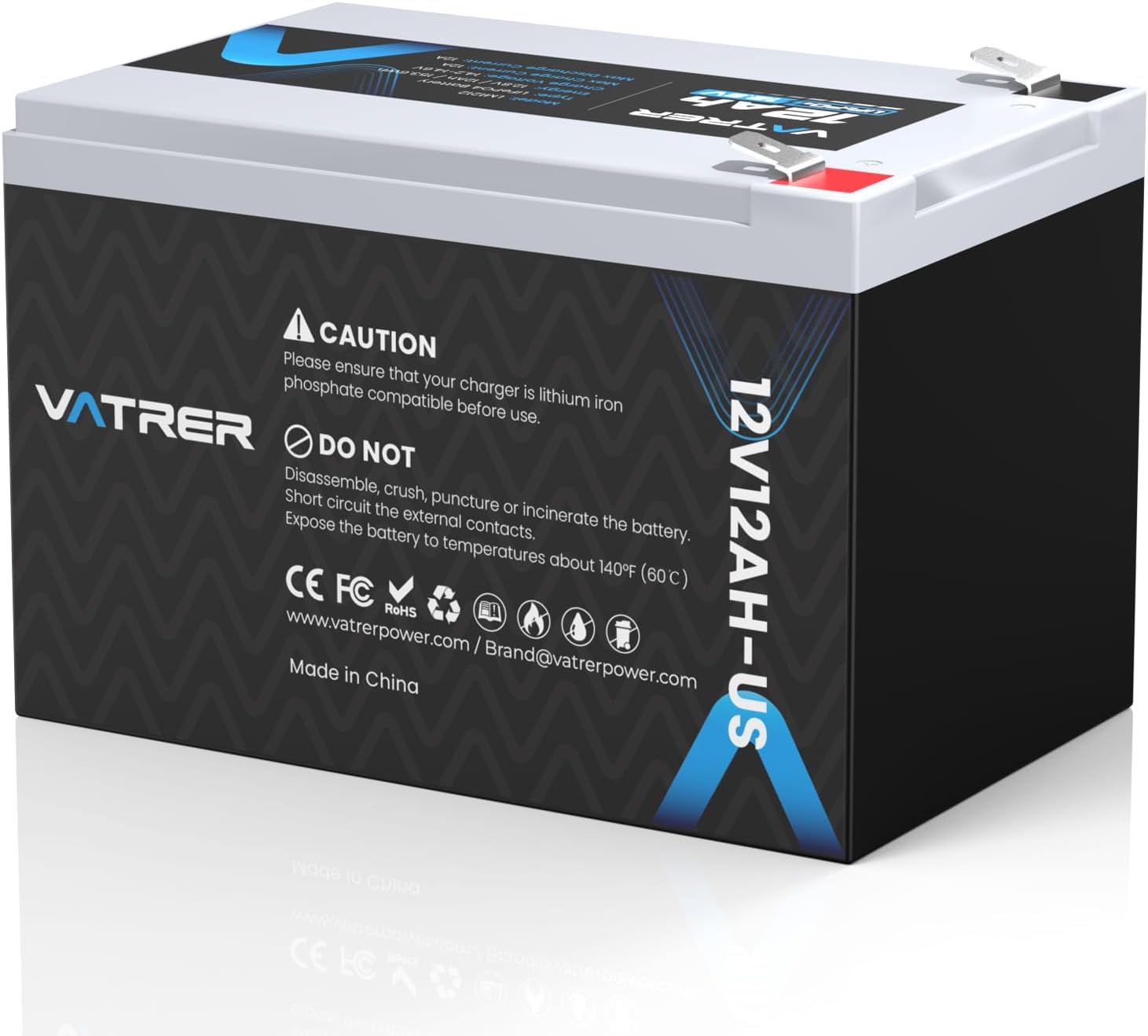 12V 12Ah Mini Lithium Battery, 12A BMS LiFePO4 Battery, with Low/Excessive Temp Safety, Good for Photo voltaic System, Tenting, Out of doors, Indoor, and many others.