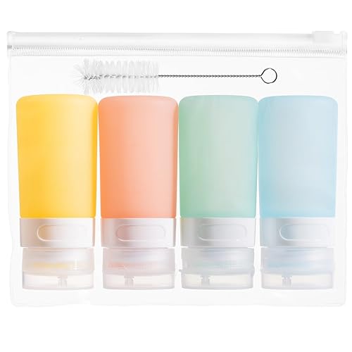 MICEBAY Condiment Squeeze Bottles for Sauces, 2-oz Mini Silicone Salad