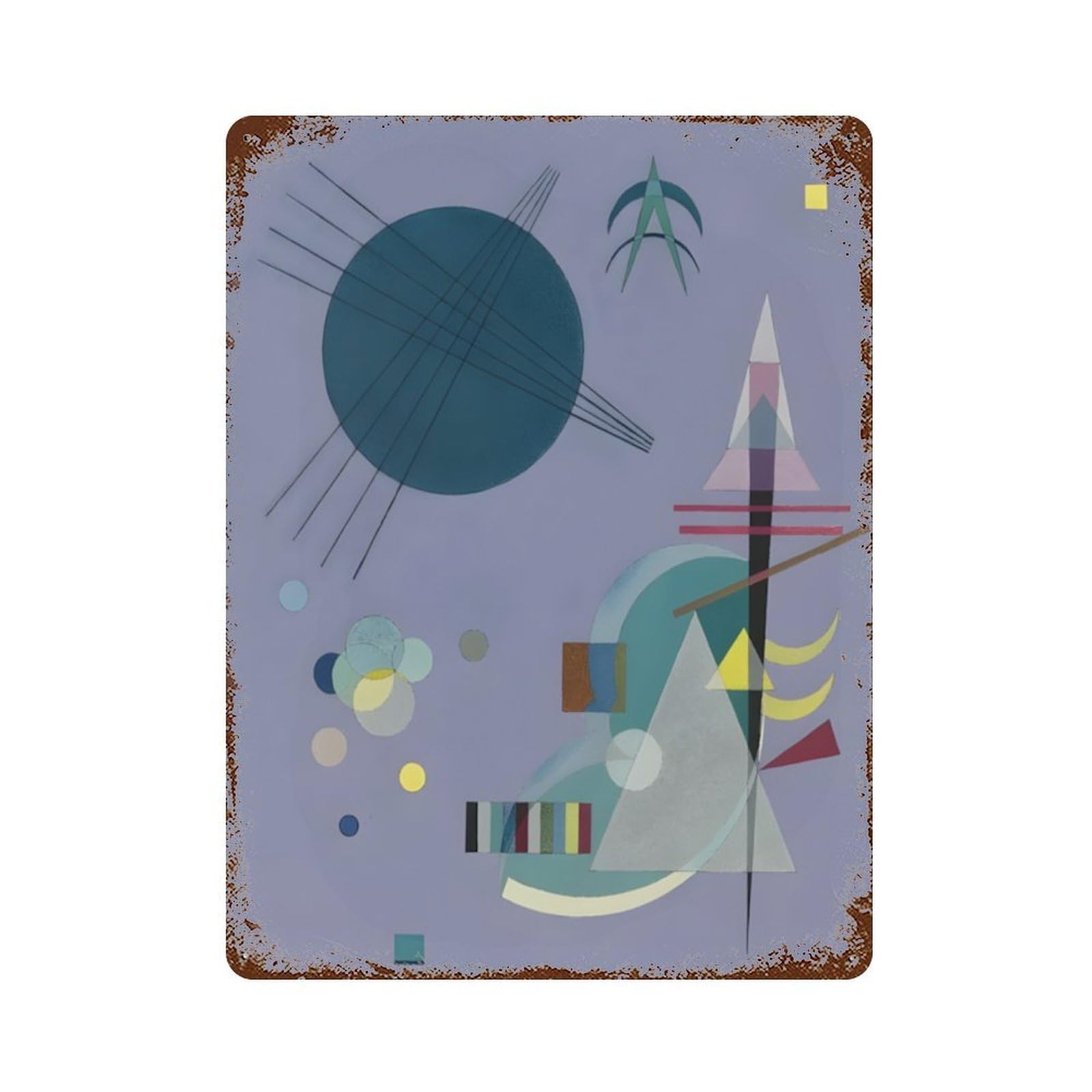 xiaoxiaoshen Wassily Kandinsky (27) Wall Decor Art Metal Tin Poster Modern Home Decor Art Home Bar Shop Decorations Vintage Sign 40x30cm