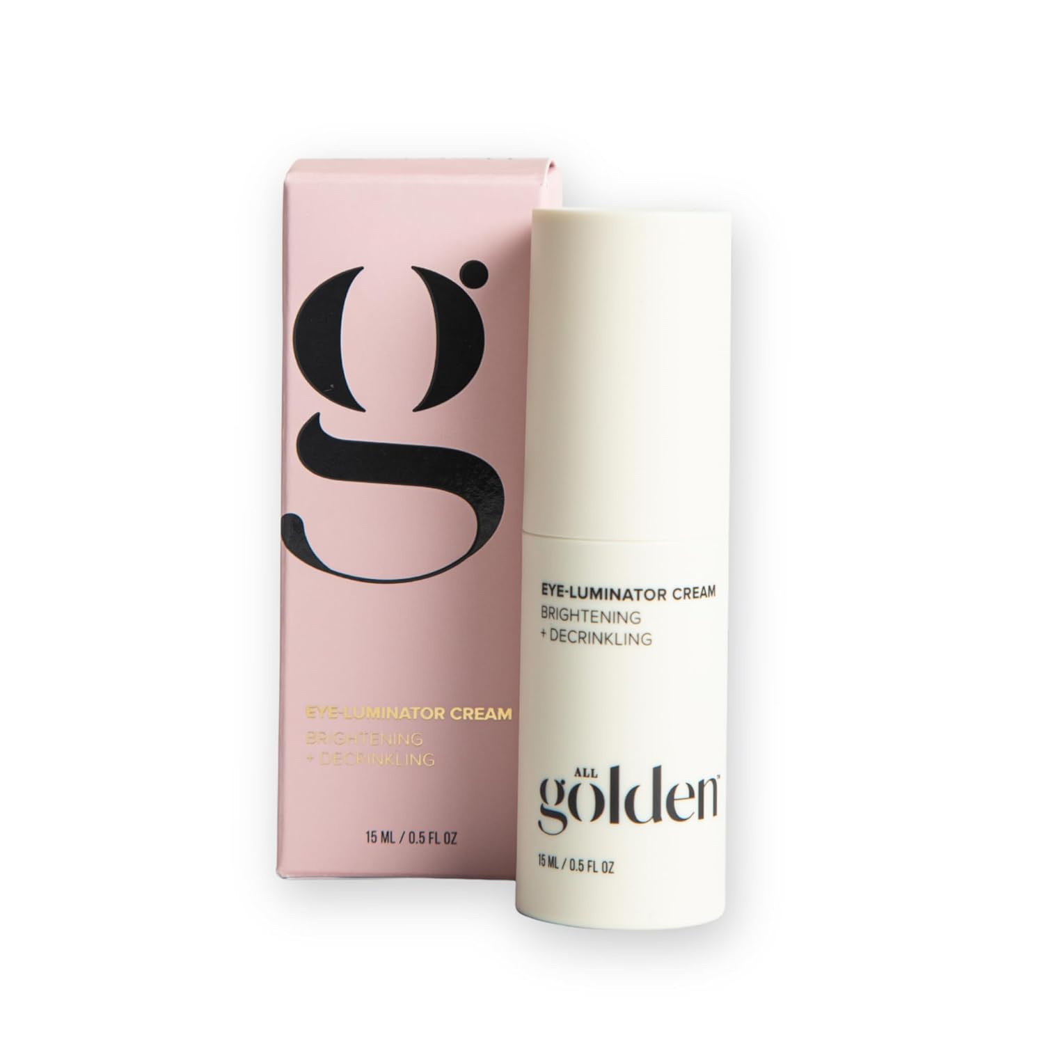 All Golden Eye-Luminator Cream - Rejuvinating Under Eye Brightener, Reduces Puffy Eyes & Camouflages Eye Wrinkles and Dark Circles