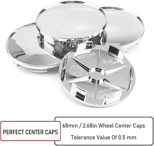 Miniatura 8 de RTRHINOTUNING 4 tapas centrales de rueda de 2.677 in compatibles con llantas Enkei RPF1 XXR 557 531 530 TE37 de 15 × 7, OD 2.68 "(68 mm) ID