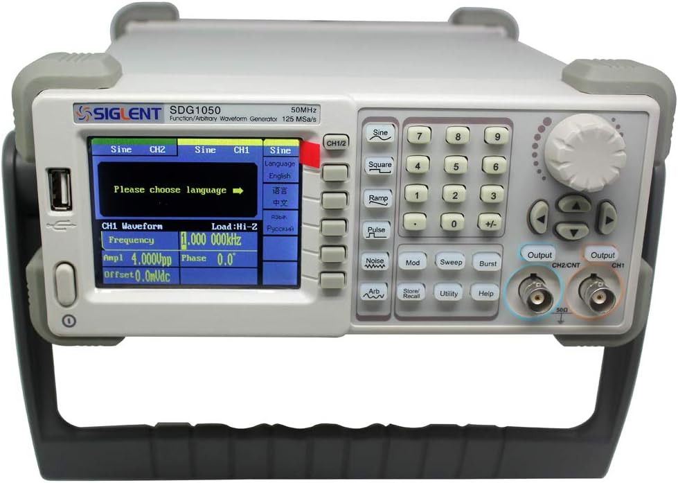 Siglent SDG1050 125MSa/s Function Arbitrary Waveform Generator 50MHz Bandwidth