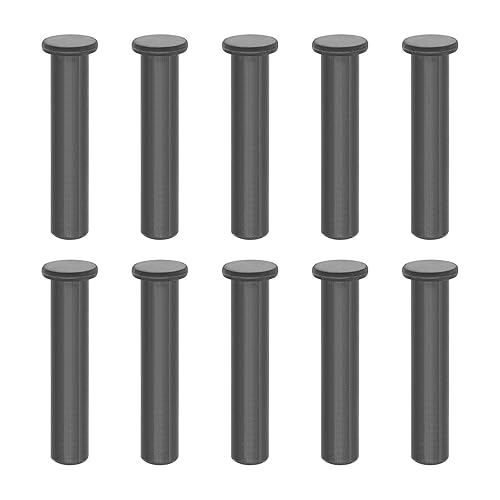 10 pines de ubicación compatibles con Trend KWJ700 KWJ900, accesorios de banco de trabajo, 0.394 x 1.969 in, acero al carbono, clavijas de ubicación