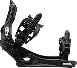 Rossignol Battle Snowboard Bindings para homens e mulheres - Preto M/G