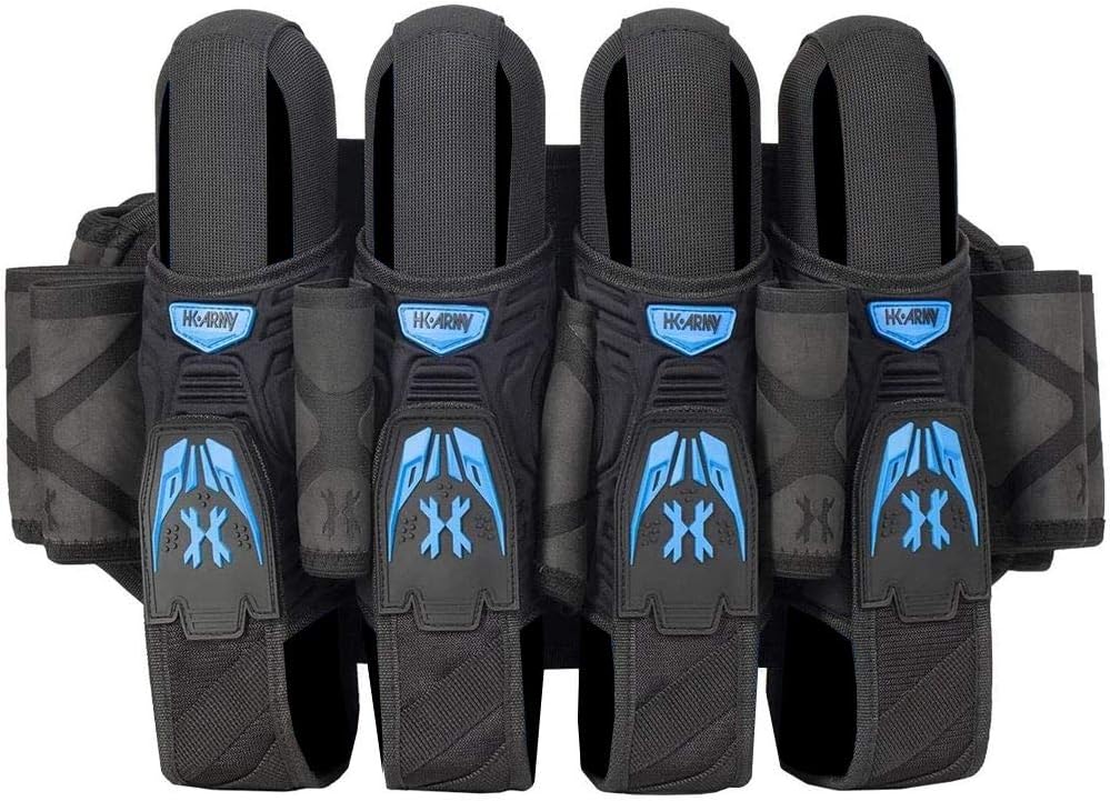 HK Army Magtek Paintball Harness Pod Pack 4+3 - Black/Blue