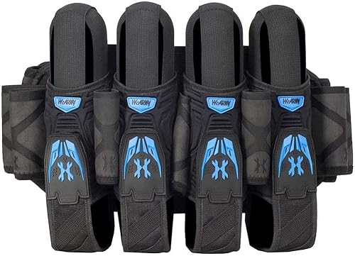 HK Army Magtek Paintball Arnés Pod Pack 4+3 - Negro/Azul