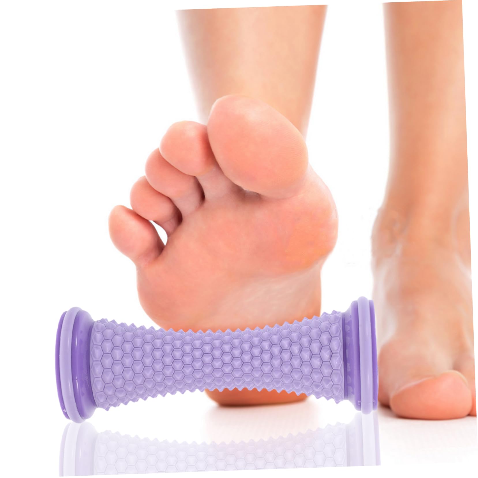 Healeved 2 Stück-pack Tragbare Fußsohlenmassagerolle aus Tpr und Pvc Multifunktionales Fußmassagegerät mit Mehrfachmassage Techniken für Entspannung und Fersenschmerzen