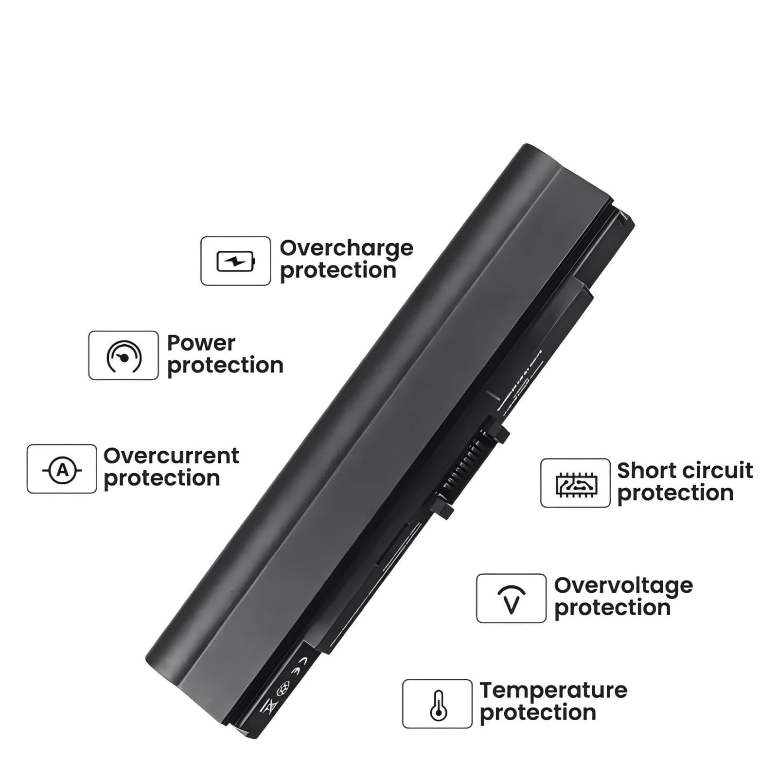 Compatibile con Acer, batteria del laptop 5200 mAh.