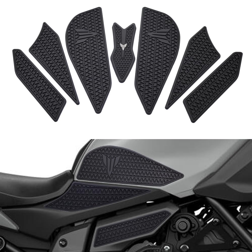 Für Yamaha MT 07 MT07 MT-07 2025 Motorrad-Tank-Tank-Traktionspad, Anti-Rutsch-Aufkleber, Gas-Kniegriffschutz