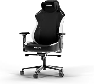 DXRacer Craft XL Negro & Blanco EPU Cuero La Silla de Gaming Original