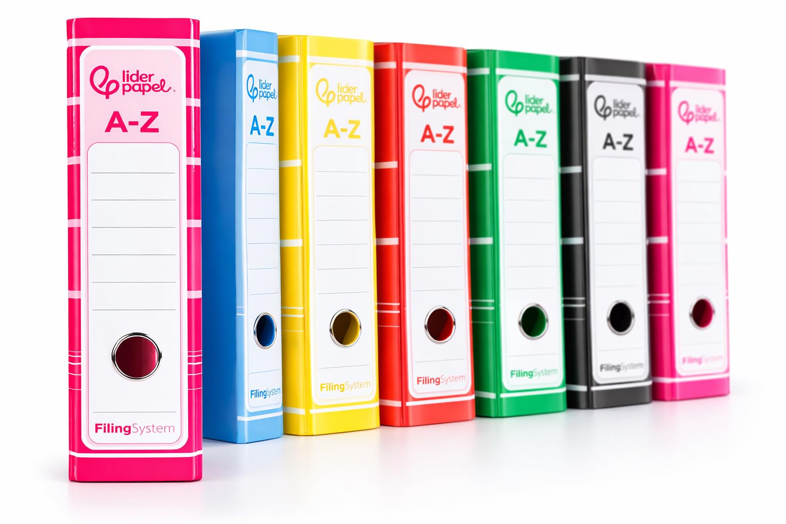 Archivador A4 2 Anillas con Caja – Pack 12 Profesional Oficina | Alta Capacidad para Gestorías y Empresas – OFFICEPAPER