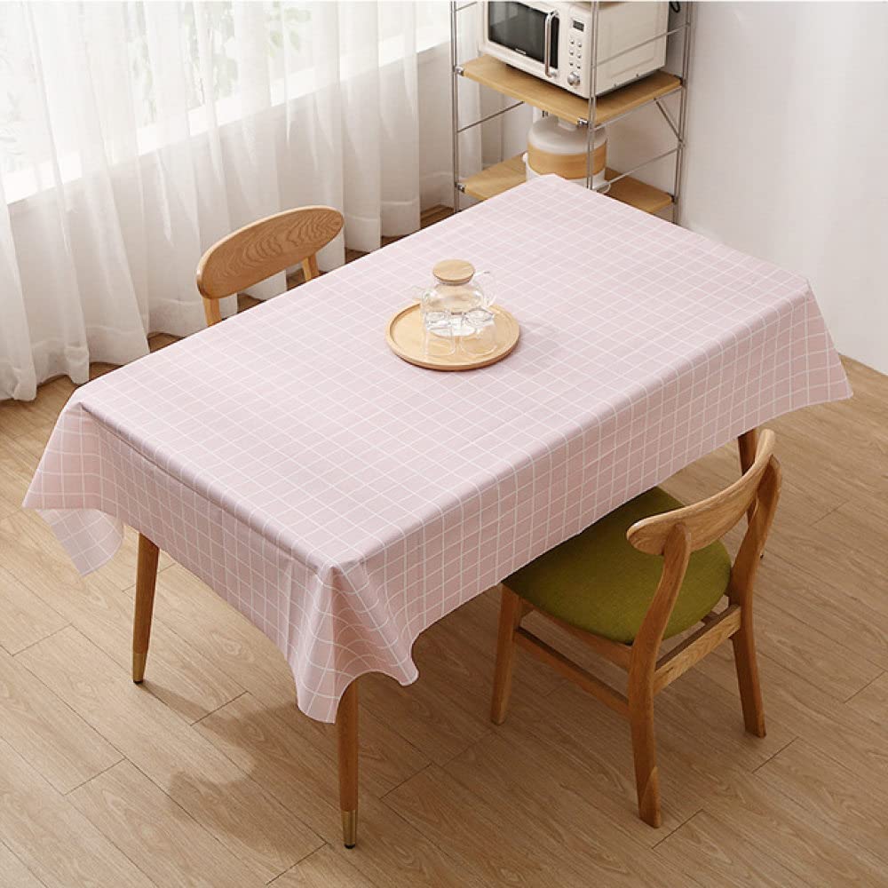 Nappe à carreaux blanche plastique jetable imperméable pour table de fête