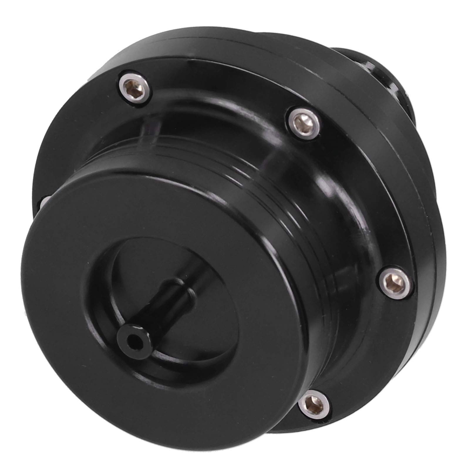 25 Mm Universal Atmospheric Blow Off Bov Dump Fit, valvola di scarico Bov Adapter Motori in alluminio Alluminio universale (per Ford Focus Rs Mk1/Escort Cosworth/Sierra Cosworth(nero)