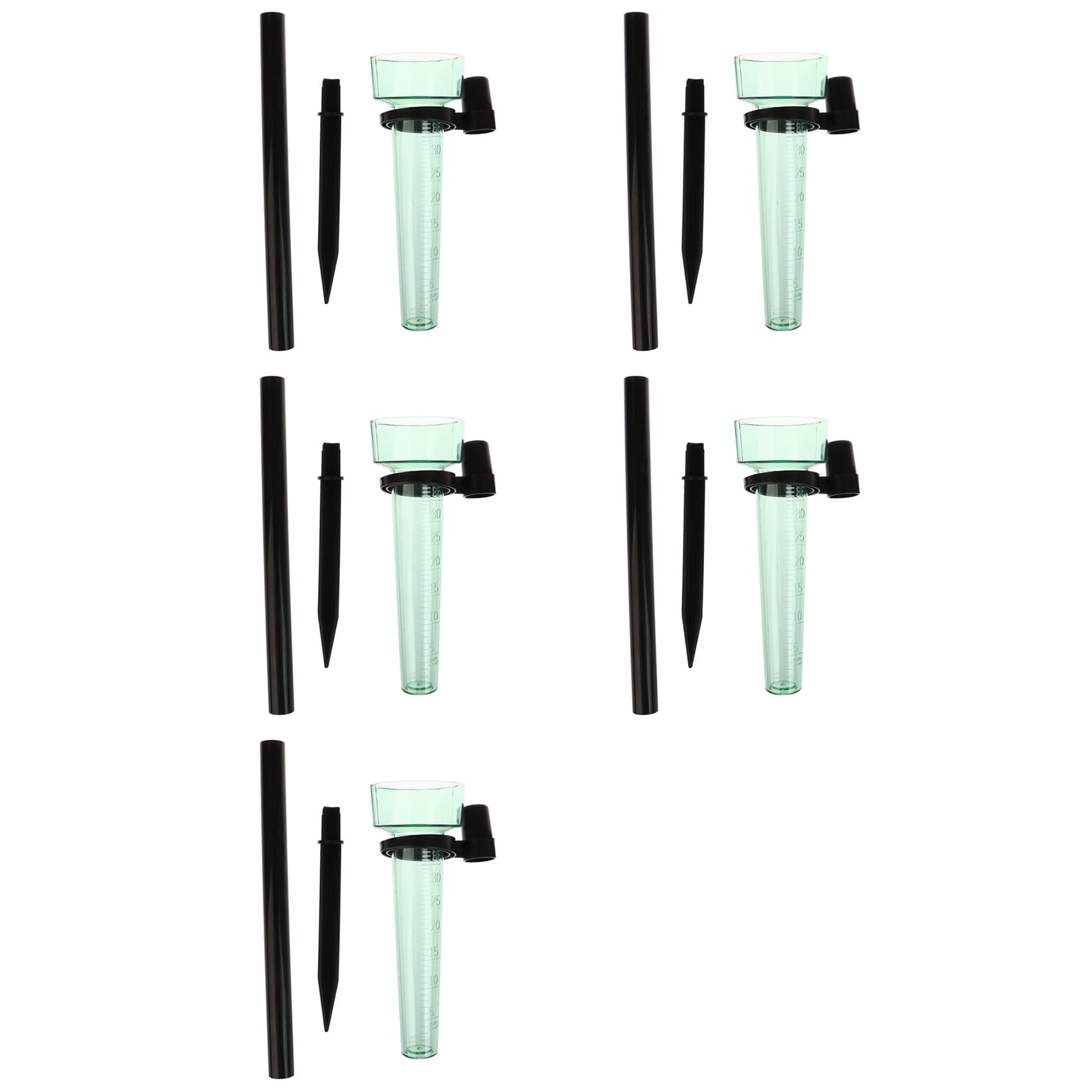 Jnchdghwa 5X Portable Polystyrene Rain Gauge Measurement Tool for Garden Water Ground Outdoor Rain Meter Collect Rainwater