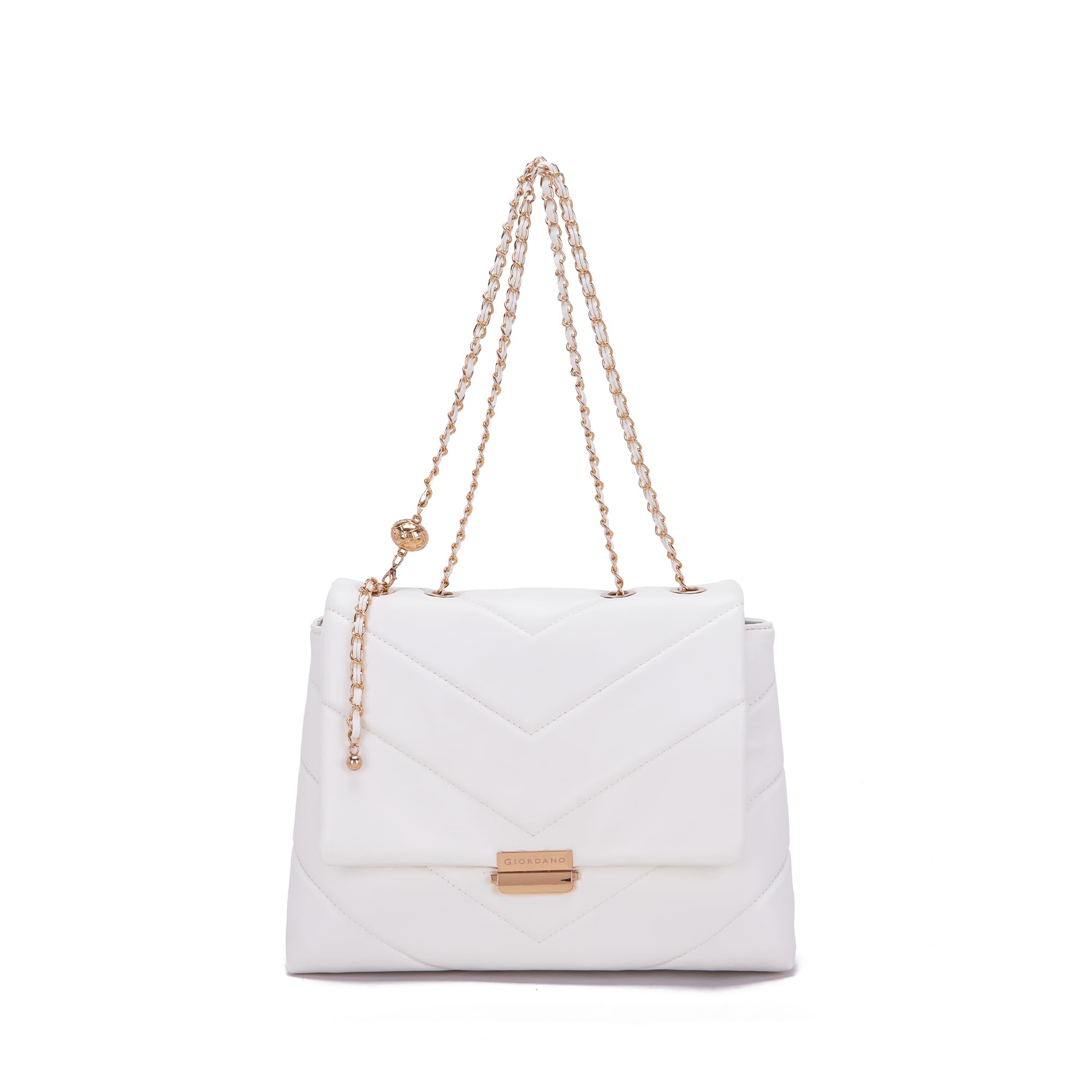 Giordano Sling Bag for Women and Girls | Stylish Crossbody Bag For Women with Zipper & Adjustable Strap,White (B0CQCQNNSJ) Amazon Price History, Amazon Price Tracker