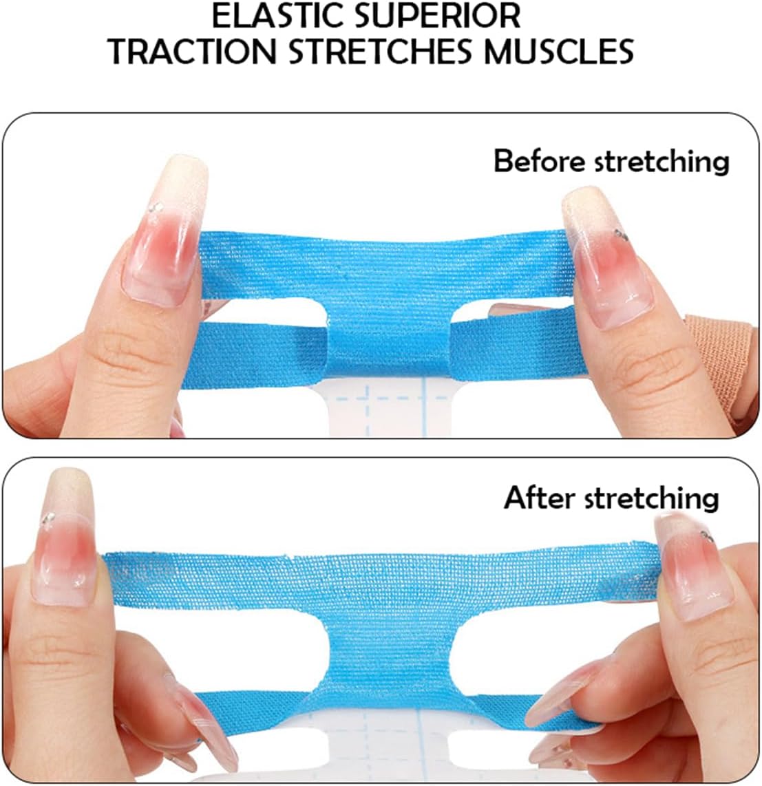 Kinesiology Tape for Fingers, 40 Pcs Precut Kinesiology Tape Finger Wrap Support Brace Protectors, Elastic Athletic Tapes, Trigger Finger Splints Straightener Patches for Sport Joints Muscle Support