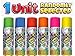 JA-RU Sidewalk Chalk Spray (1 Can Assorted) Kids Driveway, Yard, Sidewalk Liquid Colored Chalk. Field Marking Line Spray Temporary Markers. Washable Outdoor Set Art Toys. 3525-1