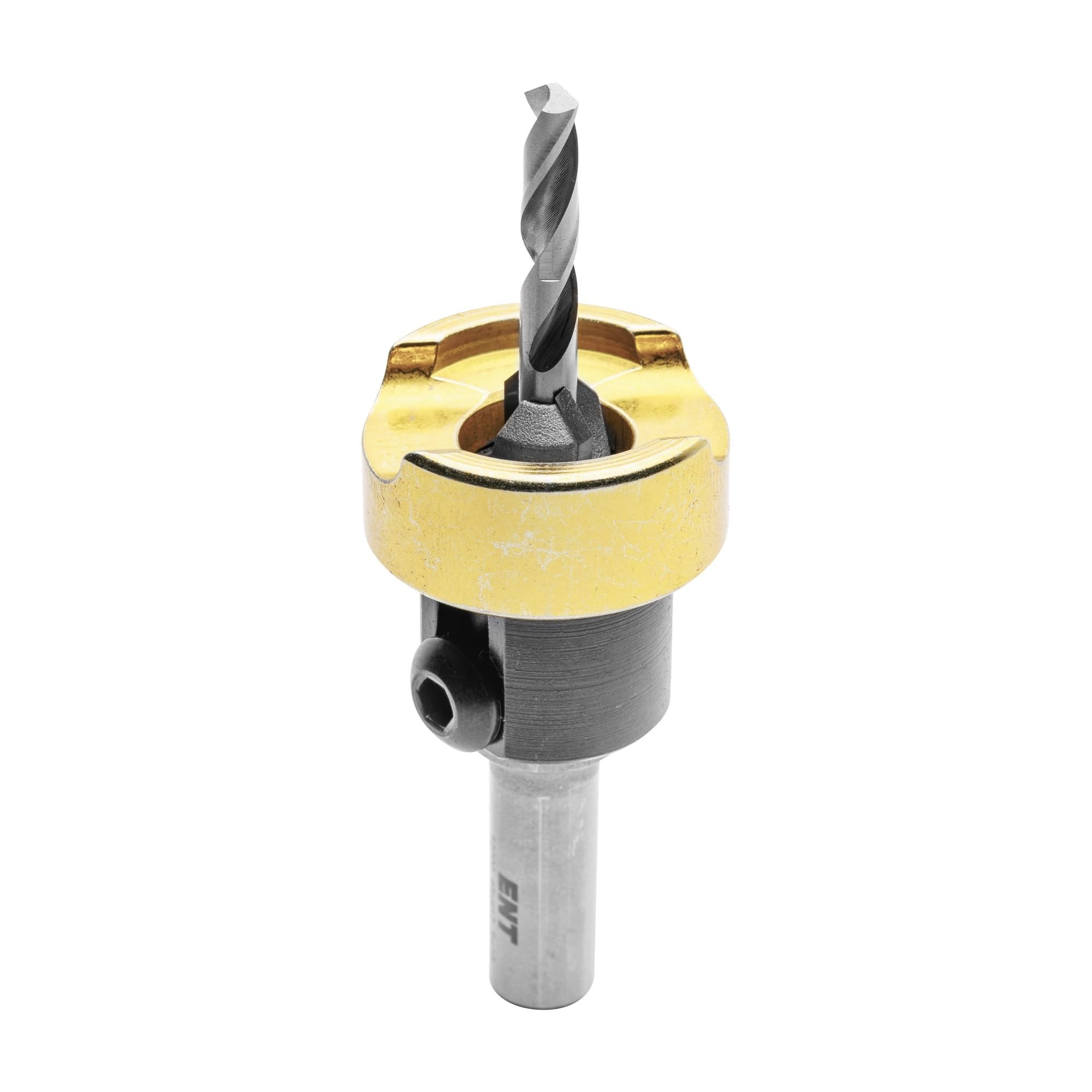 ENT 52000 Versenker mit Metall-Tiefenanschlag HW, Bohrdurchmesser (D2) 5,0 mm, Versenker (D1) 12 mm, L 65 mm