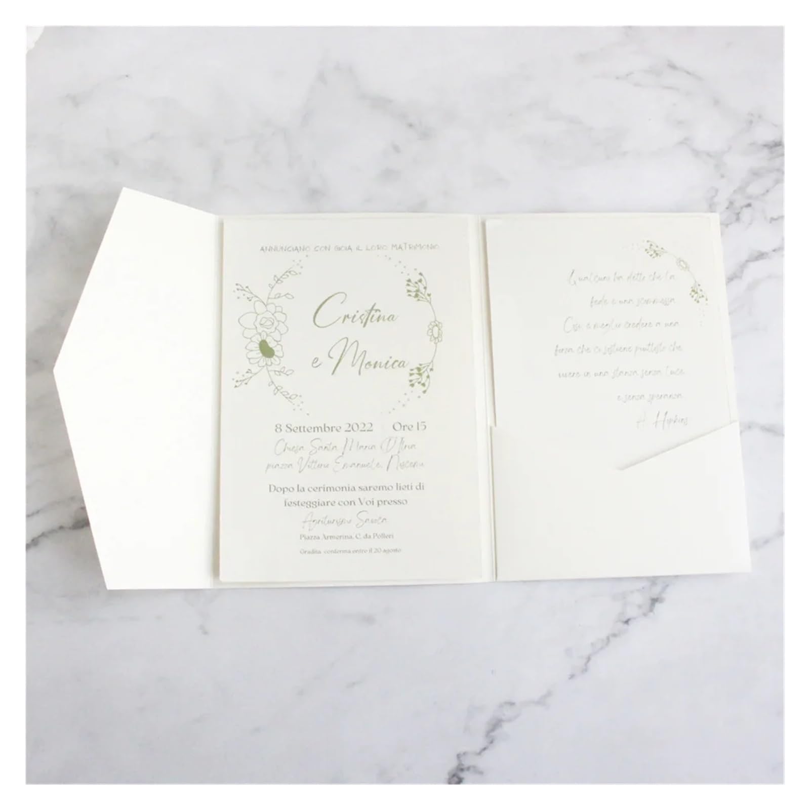 Einladungsumschläge Taschenumschläge for Hochzeitseinladungen, Einladung for Aufdruck „Sweet Sixteen“, 5 x 7 Zoll, 50 Sets(Yellow,Pocket and Envelop)