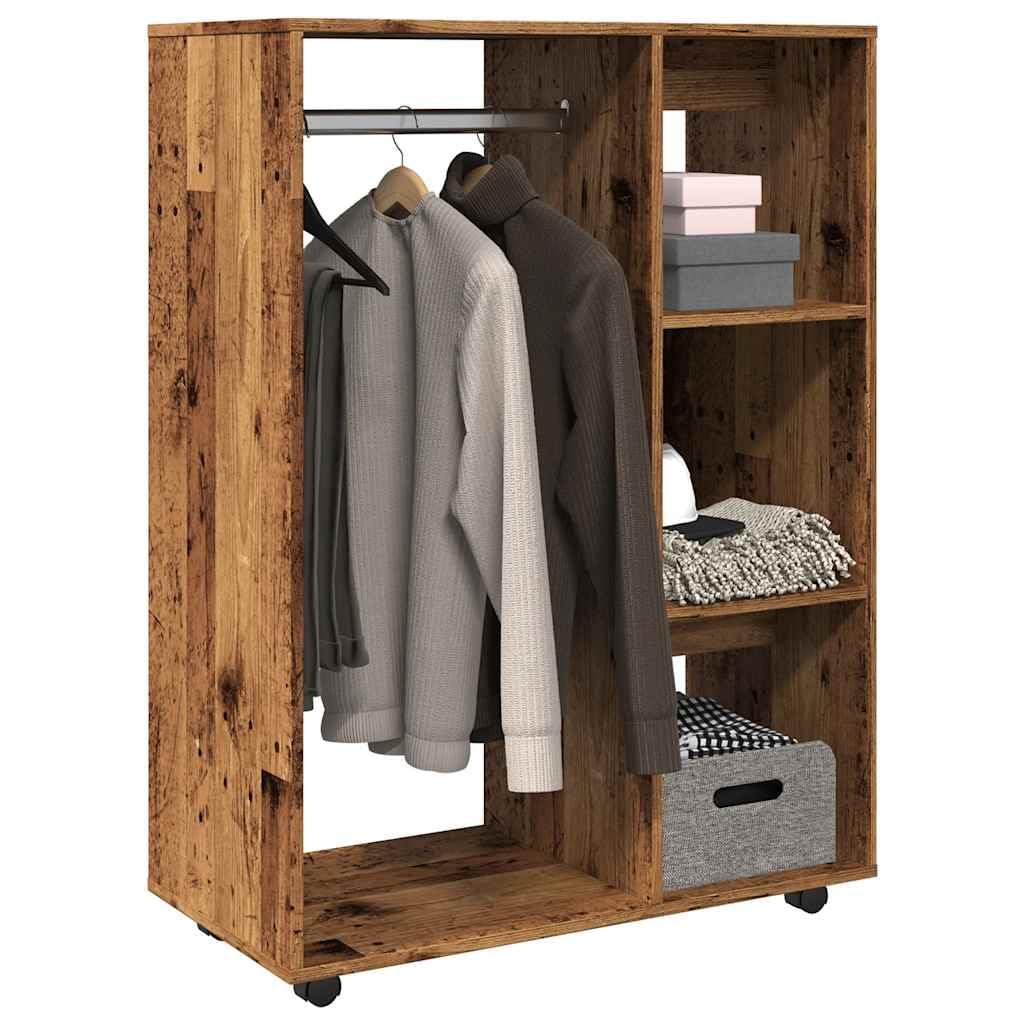 vidaXL Szafka, stare drewno, 80x40x110 cm, materiał drewnopochodny