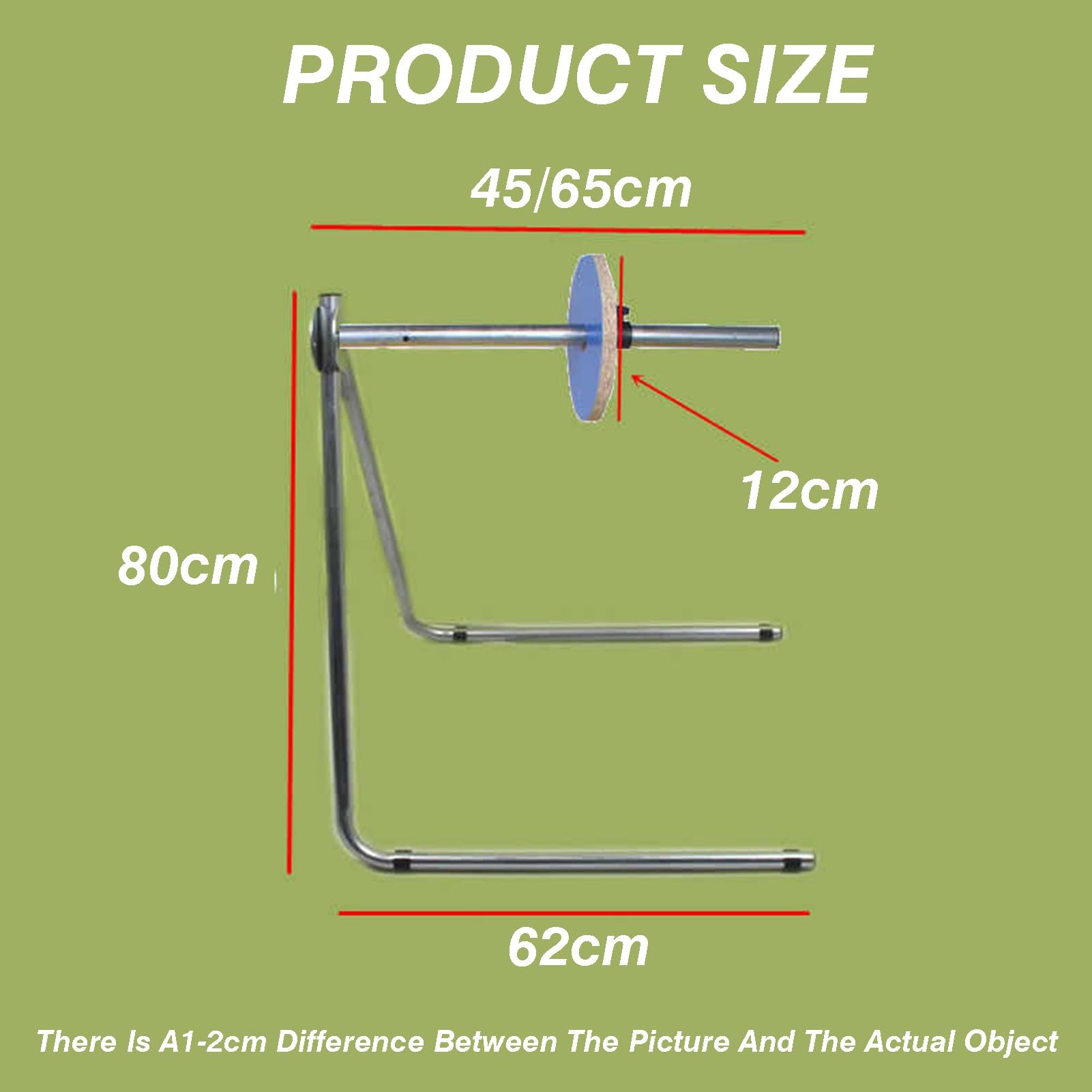 Il dispenser for pellicola estensibile è dotato di un supporto pieghevole for pluriball che facilita la sostituzione della pellicola.(80x62x45cm)