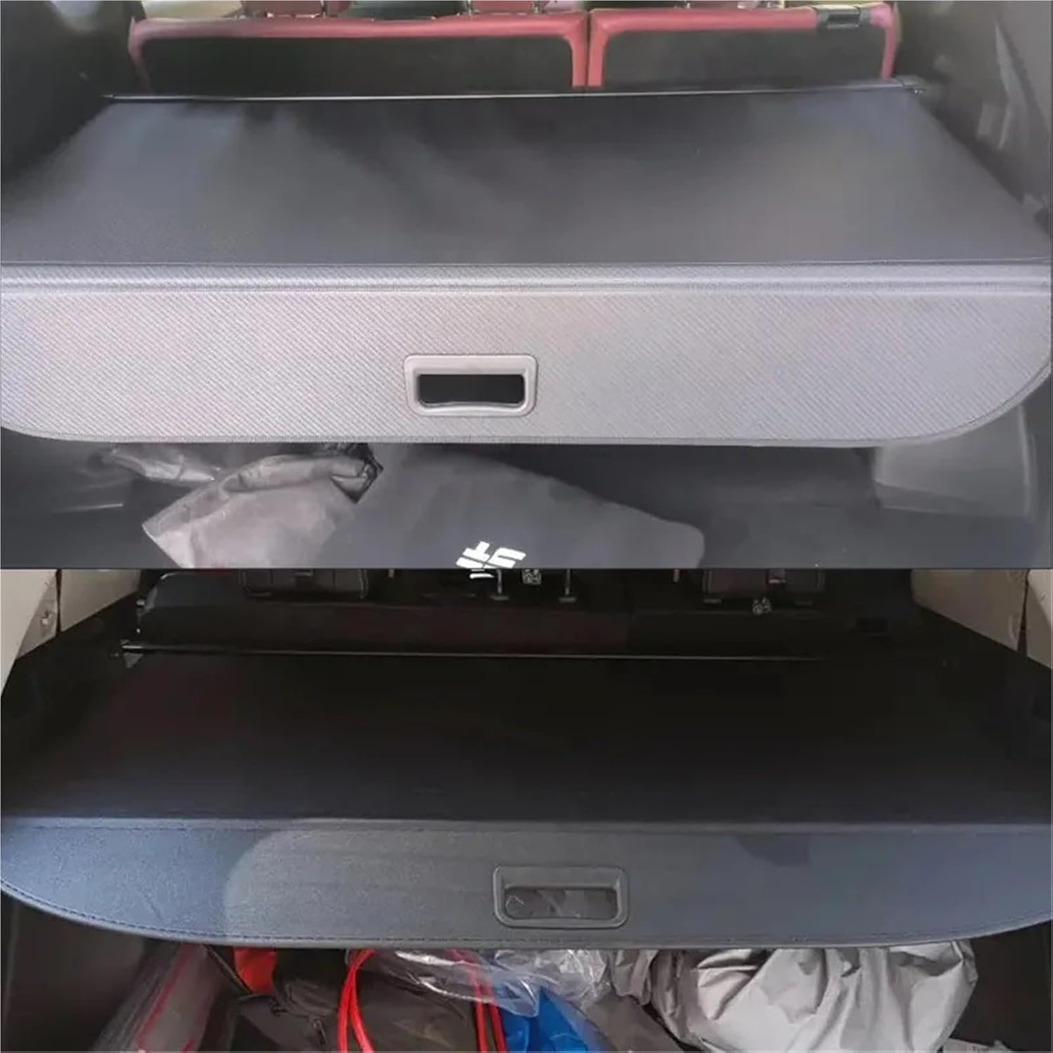 for Jetour X70 Plus 2025-2026 Auto Trunk Curtain Organizer Cover Cargo Rear Rack Luggage Storage Privacy Shade(Canvas)